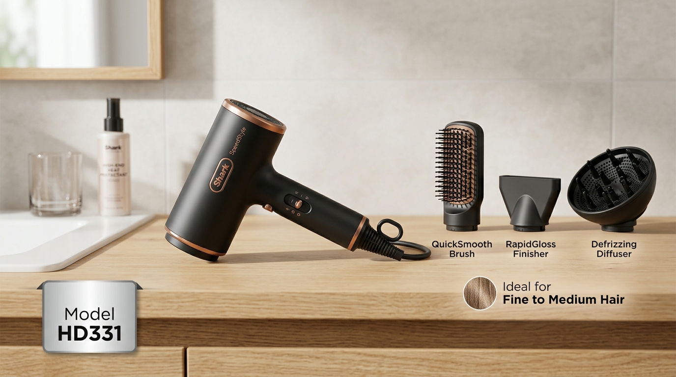 Shark SpeedStyle Hair Dryer (HD331): A Detailed Look at a Multi-Tool Styling System