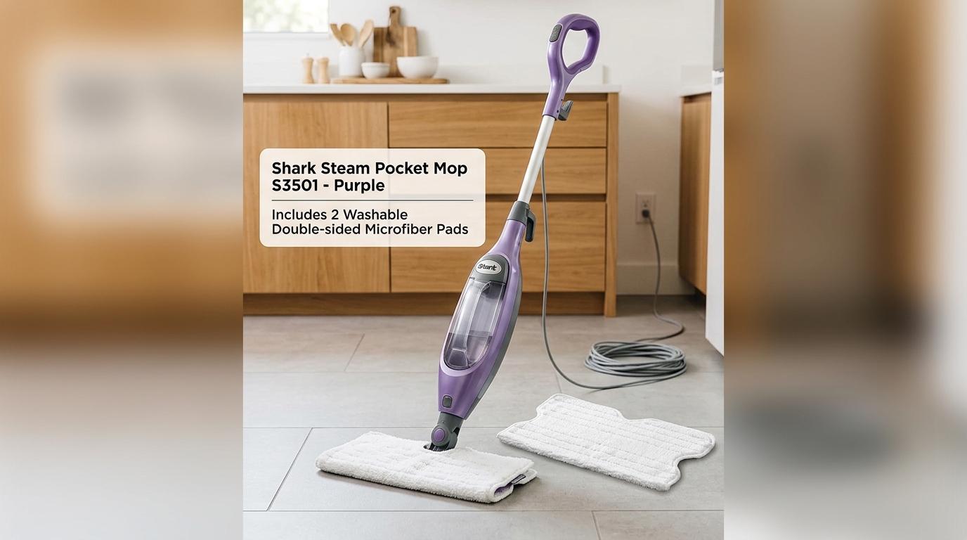 Shark Steam Pocket Mop (S3501): A Practical Guide to Chemical-Free Floor Cleaning
